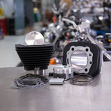S&S Cycle 86-21 Sportster Models 1250cc Conversion Kit - Wrinkle Black - 910-0691