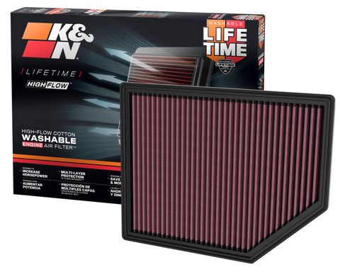 K&N 22-23 Ford Bronco Raptor 3.0L V6 Replacement Air Filter - 33-5132