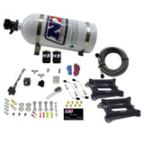 Nitrous Express Dual 4150/Alcohol Nitrous Kit (100-500HP) w/10lb Bottle - 50245-10