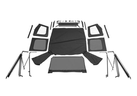 Rampage 1976-1983 Jeep CJ5 Complete Top - Black Denim - 68215