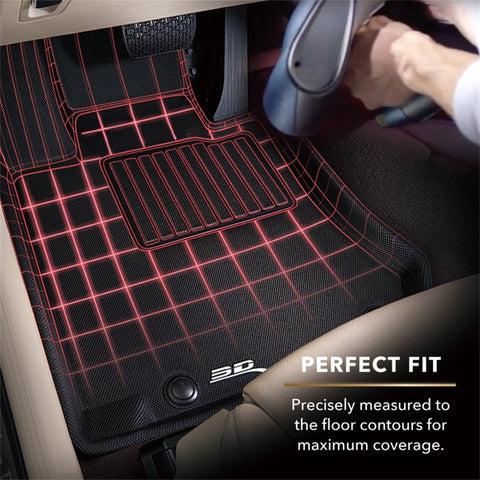 3D MAXpider 2016-2020 Buick Envision Kagu 2nd Row Floormats - Black - L1BC02421509
