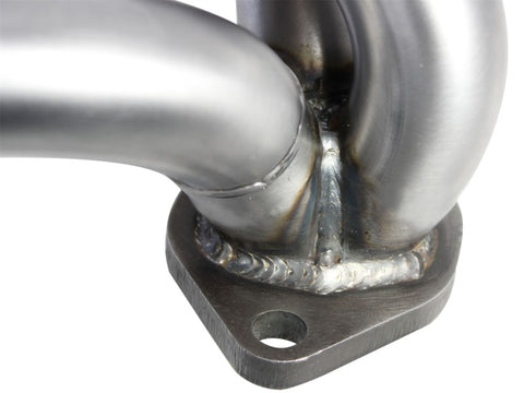 aFe Twisted Steel Header SS-409 HDR Jeep Wrangler JK 07-11 V6 3.8L - 48-46203