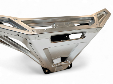 Elektric Offroad 2022-2025 Polaris Rzr Pro R/ Pro S/Turbo R Billet Front Winch Bumper Anodized Clear - FWB610031