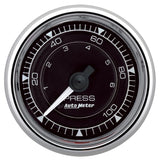 Autometer Chrono 2-1/16in 100PSI Mechanical Pressure Gauge - Chrome - 9721