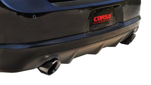 Corsa 12-13 Dodge Charger SRT-8 6.4L V8 Black Xtreme Cat-Back Exhaust - 14464BLK