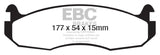 EBC 99-03 Am General H1 H1 12100 GVW Yellowstuff Front Brake Pads - DP41786R