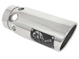 aFe Large Bore-HD 3in 409-SS DPF-Back Exhaust System w/ Polished Tip 14-19 RAM 1500 V6 3.0L (td) - 49-42065-P