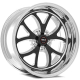 Weld S76 17x10.5 / 5x120 BP / 7.7in. BS(50mm Offset) Black Wheel (High Pad) - Single Beadlock - 76HP7105N77F