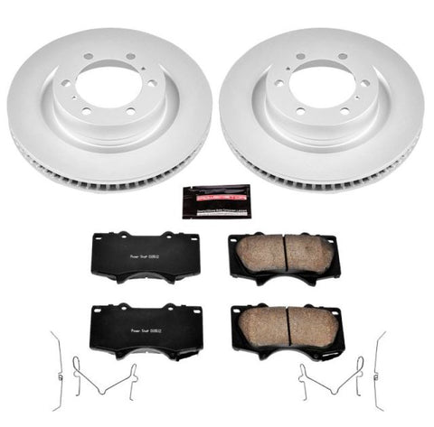 Power Stop 10-19 Lexus GX460 Front Z17 Evolution Geomet Coated Brake Kit - CRK5873