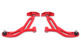 BMR Suspension 05-14 Ford Mustang Lower A-Arms - Red - Non-Adjustable - AA750R
