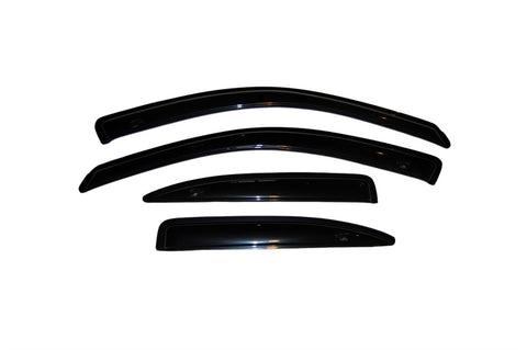 AVS 99-05 Volkswagen Jetta Ventvisor Outside Mount Window Deflectors 4pc - Smoke - 94851
