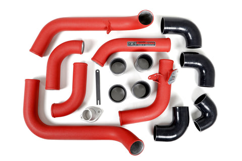 GrimmSpeed 2008-2014 Subaru WRX Front Mount Intercooler Kit Black Core / Red Pipe - 090251