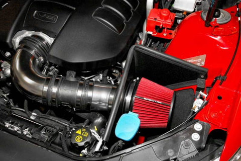 Spectre 08-09 Pontiac G8 V8-6.0/6.2L F/I Air Intake Kit - Polished w/Red Filter - 9017
