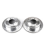 Power Stop 96-99 Acura SLX Rear Evolution Drilled & Slotted Rotors - Pair - JBR569XPR
