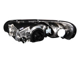 ANZO 2001-2004 Dodge Stratus Crystal Headlights Black - 121026