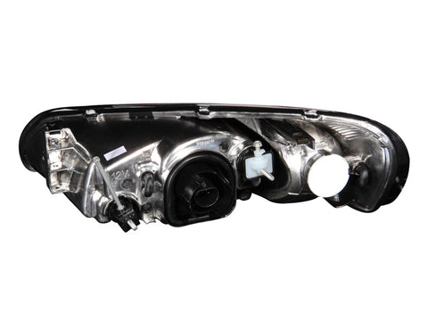 ANZO 2001-2004 Dodge Stratus Crystal Headlights Black - 121026