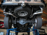 aFe Large Bore-HD 4in 409SS DPF-Back Exhaust System w/Polished Tips 20 GM Diesel Trucks V8-6.6L - 49-44126-P