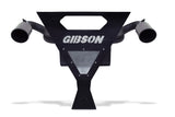 Gibson 16-17 Yamaha YXZ1000R Base 2.25in Dual Exhaust - Black Ceramic - 98030