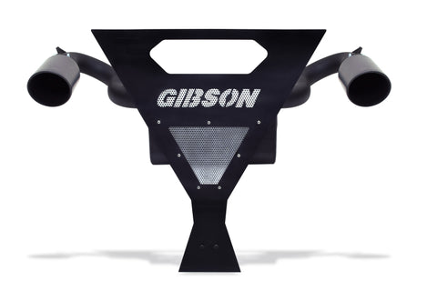 Gibson 16-17 Yamaha YXZ1000R Base 2.25in Dual Exhaust - Black Ceramic - 98030