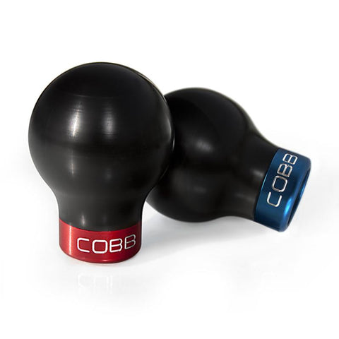 Cobb 07-13 Mazdaspeed3 & 06-07 Mazdaspeed6 Shift Knob - White Knob w/Race Red Base - 271350-W-RD