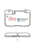 DBA 97-00 Ford F-250 HD (4 Whl ABS) 4WD Front Street Series Brake Pads - DB1421SS