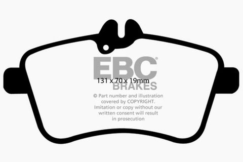 EBC 08-09 Mercedes-Benz B200 2.0 Yellowstuff Front Brake Pads - DP41580R