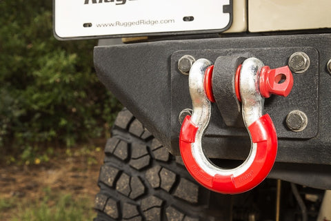 Rugged Ridge Red 7/8in D-Ring Isolator Kit - 11235.41