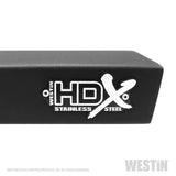 Westin 07-18 Jeep Wrangler JKU 4dr. HDX Stainless Drop Nerf Step Bars - Tex. Blk - 56-132952