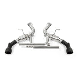 Mishimoto 2016+ Chevrolet Camaro SS Dual-Tip Pro Axle-Back Exhaust w/ Black Tips - MMEXH-CAM8-16ADTPBK