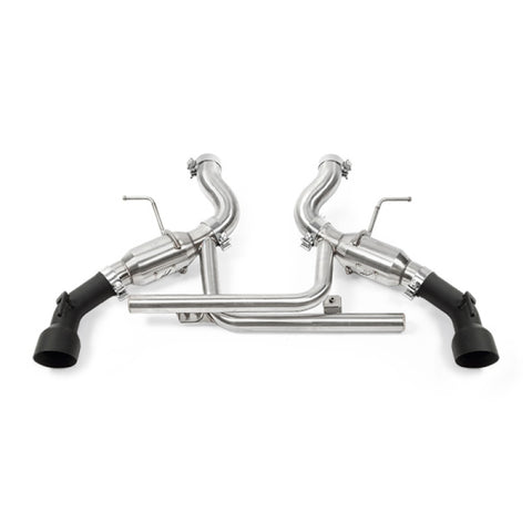 Mishimoto 2016+ Chevrolet Camaro SS Dual-Tip Pro Axle-Back Exhaust w/ Black Tips - MMEXH-CAM8-16ADTPBK