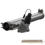 QTP 09-18 Ram 1500 3in 304SS Aggressor Cutout Mid Pipe - 520009