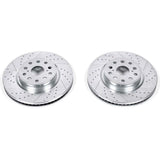 Power Stop 07-17 Lexus LS460 Front Evolution Drilled & Slotted Rotors - Pair - JBR1304XPR