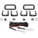 Westin HDX Flush Mount B-FORCE LED Light Kit (Set of 2) w/wiring harness - Black - 57-0025