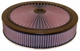 K&N X-Stream Top Assembly 14in OD 5.125in Neck Flange 4.62in H w/Vent - 66-3010