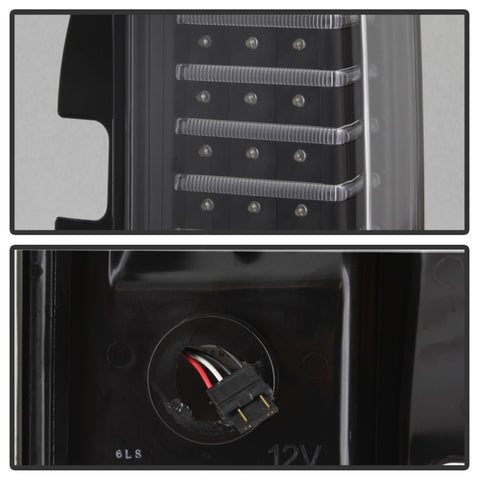 xTune Hummer H3 06-09 ( Non H3T ) LED Tail Lights Black ALT-ON-HH306-LED-BK - 5017697