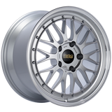 BBS LM 18x10 5x130 ET65 CB71.6 Diamond Silver Center Diamond Cut Lip Wheel - LM266DSPK