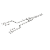 MagnaFlow Cat-Back, SS, 2.5in, Quad Split Rear 3.5in Tip 2015 Dodge Challenger 3.6L V6 - 19217