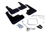 Rally Armor 15-21 Subaru WRX/STI (Sedan ONLY) Black UR Mud Flap w/ Light Blue Logo - MF32-UR-BLK/LBL