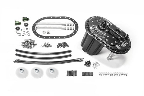 Radium Engineering FCST-X Brushless Ti Automotive E5LM Fuel Cell Surge Tank (Pumps NOT Included) - 20-1993-00