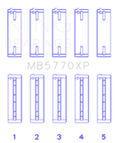 King Nissan VK45DD/E/ VK50VE/ Vk56DE/VD (Size 0.26) Main Bearing Set - MB5770XP.026