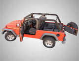 BedRug 03-06 Jeep LJ Unlimited Rear 4pc Cargo Kit (Incl Tailgate & Tub Liner) - BRLJ04R
