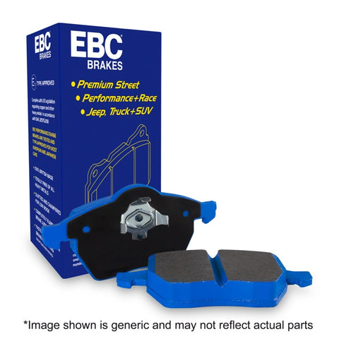 EBC 11-17 Audi A8 Quattro 6.3L Bluestuff Rear Brake Pads - DP52082NDX