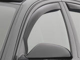 WeatherTech 12+ Audi A6/S6 Front Side Window Deflectors - Dark Smoke - 80703