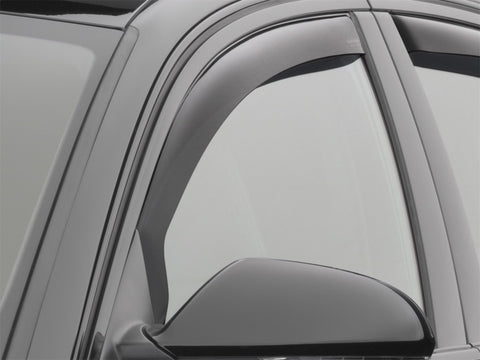 WeatherTech 12+ Audi A6/S6 Front Side Window Deflectors - Dark Smoke - 80703