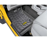 Bestop 97-06 Jeep Wrangler TJ Front Floor Mats (Black) - 51509-01