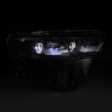 AlphaRex 25-26 Dodge Ram 1500 Luxx LED Proj Headlights -Alpha Black w/Activ Lit/Seq Signal/Switchbk - 880906