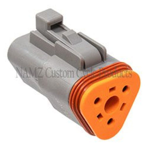 NAMZ Deutsch DT Series 3-Wire Plug & Wedgelock - Grey (HD 72133-94GY) - DP-3G