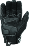 Speed and Strength Twist of Fate Leather Gloves Black/White - Small - 892325