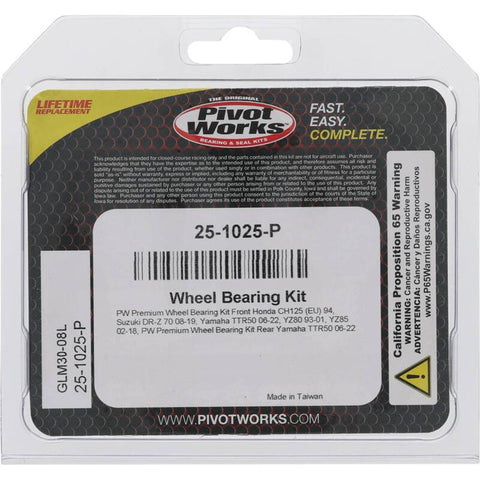 Pivot Works Premium Wheel Bearing - 25-1025-P