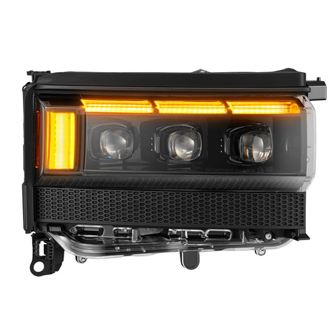 AlphaRex 24-26 Toyota LC250 NOVA LED Proj Headlight Alpha Blk w/Activ Light/Seq Signal/Switchback - 880896